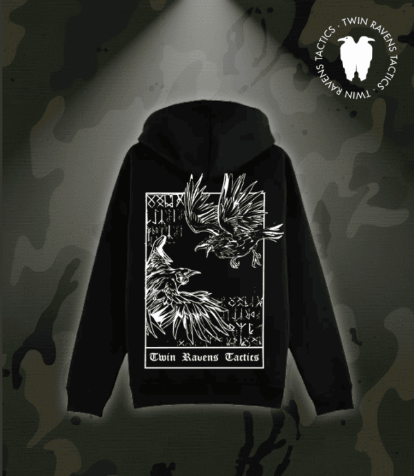 SUDADERA "LOS CUERVOS" Hugin & Munin - Imagen 3